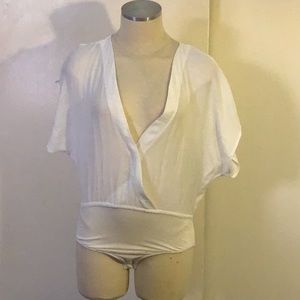 A white body suit